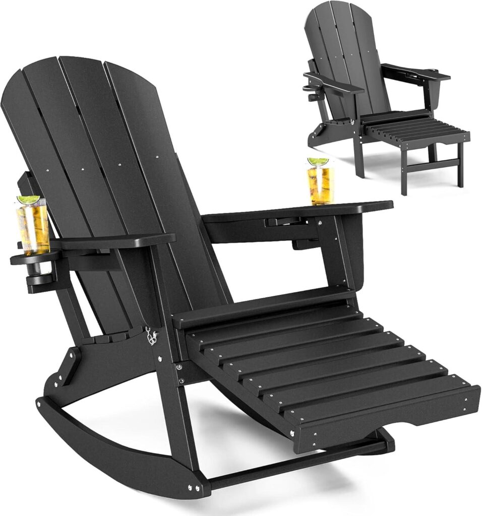 All-Weather Folding Adirondack Ottoman